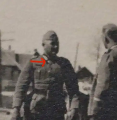 tolles altes Foto - Soldaten mit General  Orden - Russland ??? 