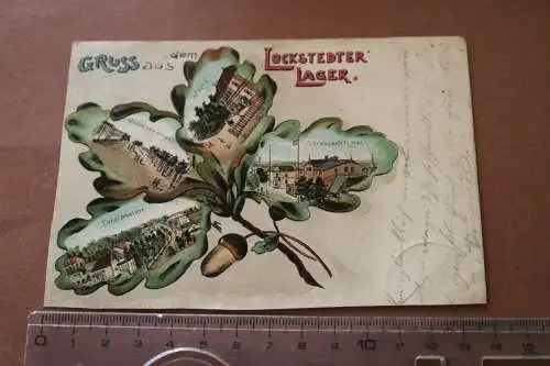 drei alte Karten - Gruss aus dem Lockstedter Lager - 1904