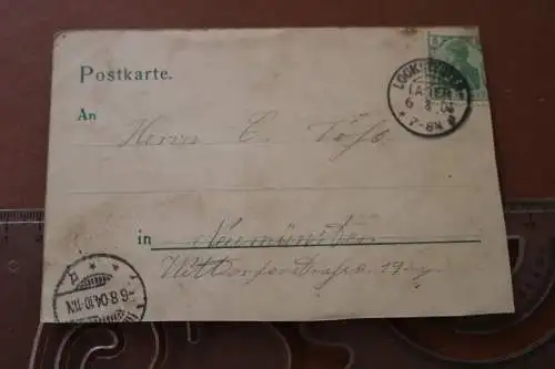 drei alte Karten - Gruss aus dem Lockstedter Lager - 1904