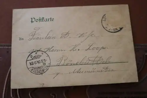 drei alte Karten - Gruss aus dem Lockstedter Lager - 1904  