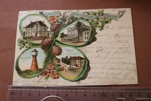 drei alte Karten - Gruss aus dem Lockstedter Lager - 1904  
