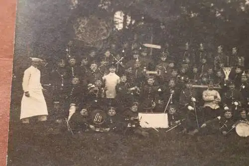 tolles altes Foto - Gruppe Soldaten Reservisten 12. Inf.Regt. M&K ?  Freiberg iS