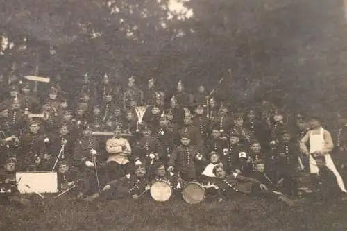 tolles altes Foto - Gruppe Soldaten Reservisten 12. Inf.Regt. M&K ?  Freiberg iS