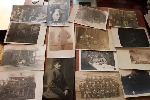 164 alte Fotos und Karten Soldaten, Gruppen, Portraits usw . vers. Einheiten