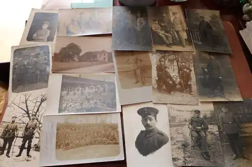 164 alte Fotos und Karten Soldaten, Gruppen, Portraits usw . vers. Einheiten