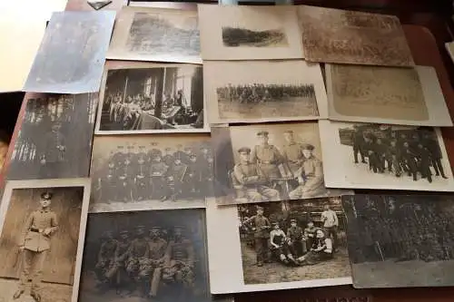 164 alte Fotos und Karten Soldaten, Gruppen, Portraits usw . vers. Einheiten