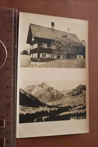 tolle alte Karte Haus und Ansicht - Riezlern 1940