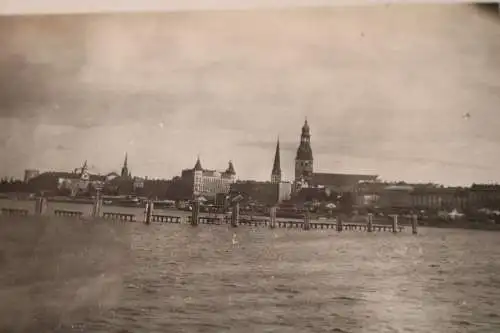 tolles altes Foto - Ansicht Stadt Riga - 1910-30 ???