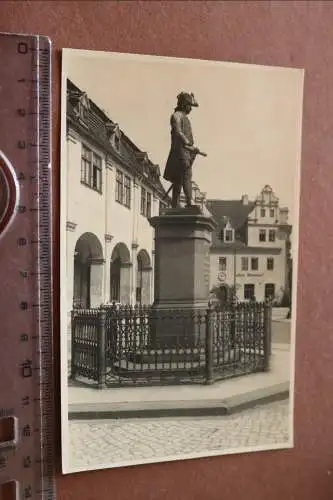 tolles altes  Foto  Denkmal der alte Dessauer - Dessau  - Alter ?