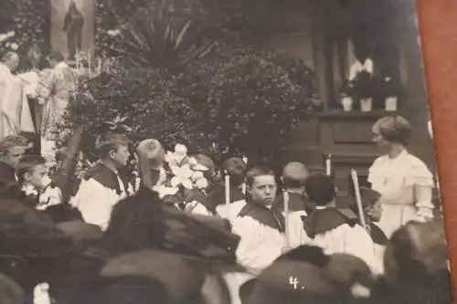 tolles altes  Foto  Heidelberg 1914 - Gottesdienst ?? Weihe ?? Messe ?