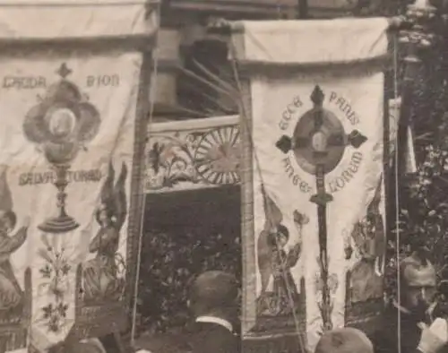 tolles altes  Foto  Heidelberg 1914 - Gottesdienst ?? Weihe ?? Messe ?