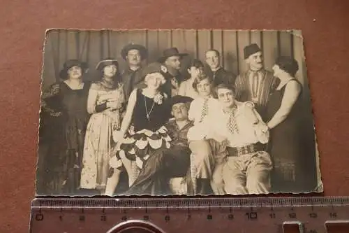 tolles altes  Foto - Gruppe Schauspieler - Deutsches Theater München - 1927