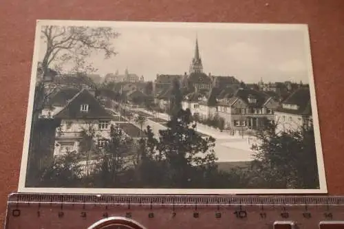 tolle alte Fotokarte -  Erfurt, Blick vom Hopfenberg