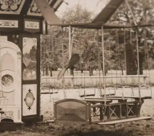 tolles altes Foto - Kinderkarussell - Gebr. Bruder Waldkirch - 1910-30 ??