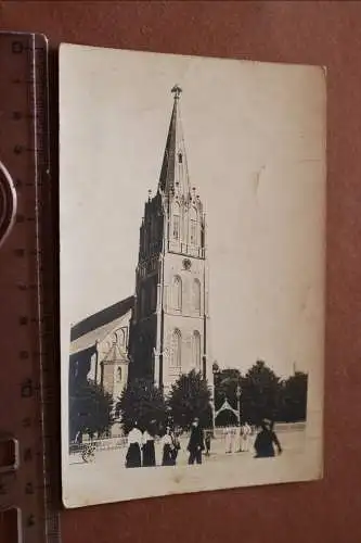 Tolles altes Foto - Libau - lettische Kirche - 1915
