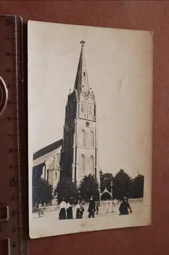 tolles altes Foto - Libau - lettische Kirche - 1915