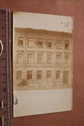 tolles altes Foto - Häuserfront - Mehrfamilienhaus - Stettin - 1910-30 ???