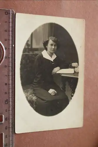 Tolles altes Foto hübsche Frau aus Hof i.B. 1910-20 ?