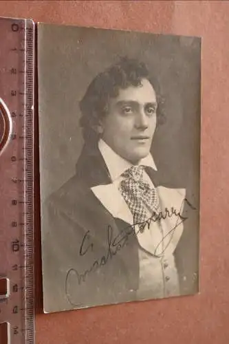 Tolle alte Karte - Portrait Mann - Schauspieler ??? original signiert - 1918 ?