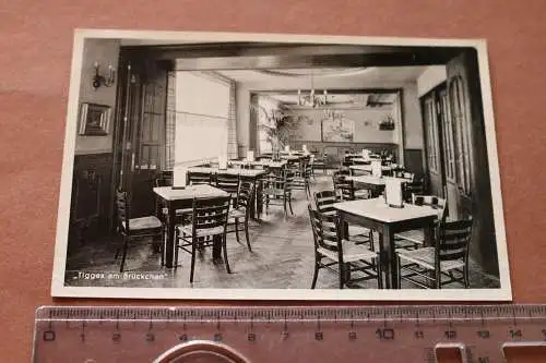 tolle alte Karte - Düsseldorf - Innenansicht Tigges am Brückchen 