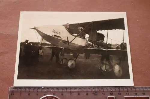 tolle Karte mit Oldtimer Flugzeug Doppeldecker Otto No 61 - neuzeitlich