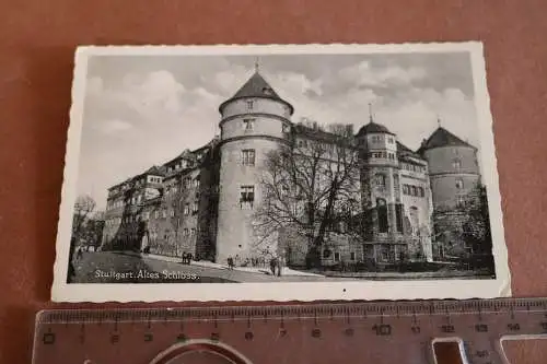 tolle alte Karte - Stuttgart - Alters Schloß 1944