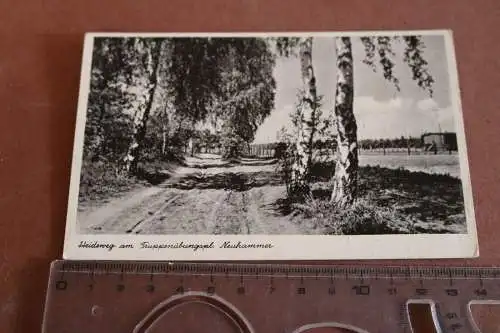 tolle alte Karte - Truppenübungsplatz Neuhammer Heideweg 1938