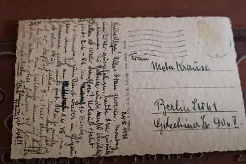 tolle alte Karte -  Glogau  Stadttheater 1938