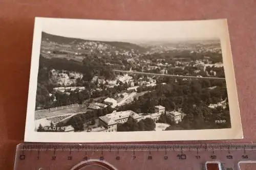 tolle alte Karte -  Luftaufnahme  Baden - 1944