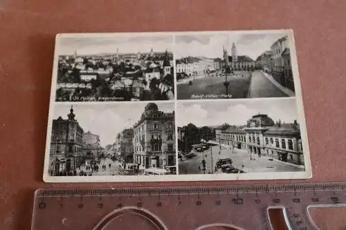 tolle alte Karte -  Ansichten St. Pölten, Niederdonau  30-40er Jahre 