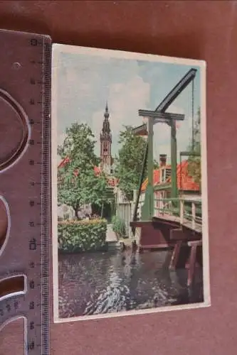 tolle alte Karte -  Niederlande Edam Kwakelbrug 1947