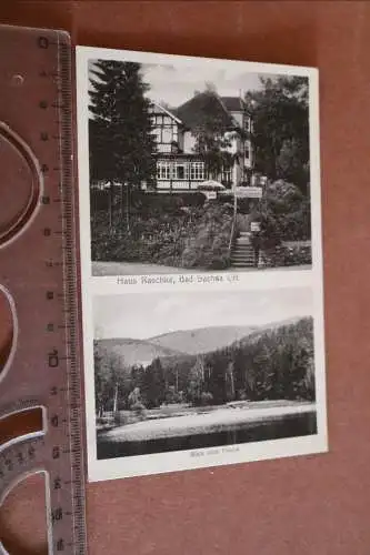 tolle alte Karte -  Haus Raschke  Bad Sachsa  1939