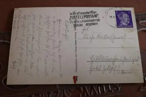 tolle alte Karte -  Königsberg i Pr.  Ansicht vom Schloß 1942