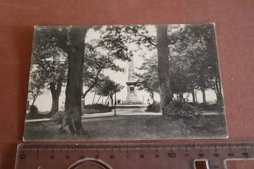 tolle alte Karte -  Bismarcksäule Bad Harzburg 1910-20 ??