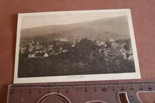 tolle alte Karte -  Ansicht Ilsenburg  Harz - 20-30er Jahre 