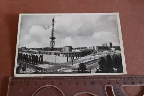 tolle alte Karte -  Teil der Berliner Austellungsgelände mit Funkturm 1940
