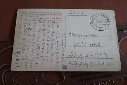 tolle alte Karte -  Teil der Berliner Austellungsgelände mit Funkturm 1940