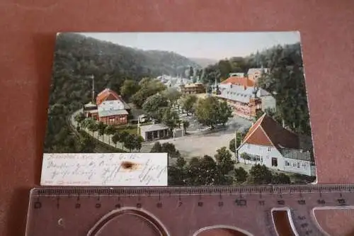 Tolle alte Karte -  Ansicht Alexisbad Harz   1910
