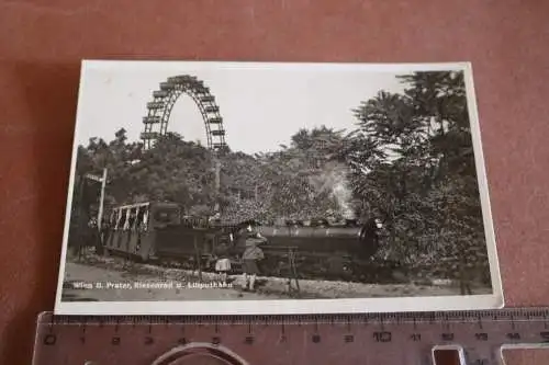 tolle alte Karte -  Wien II, Prater Riesenrad 1941