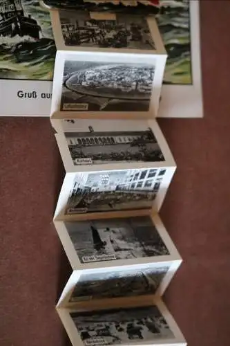 tolle alte Karte  Rucksackkarte - Passagierdampfer - Gruss aus Norderney 20-30er