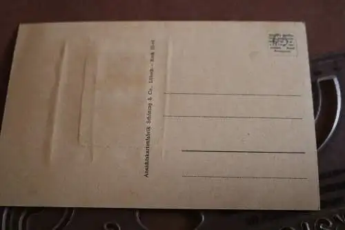 tolle alte Karte  Rucksackkarte - Passagierdampfer - Gruss aus Norderney 20-30er