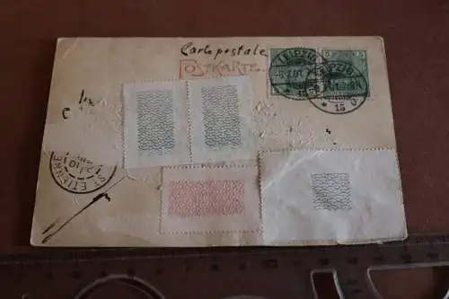 tolle alte Karte -  Blücherplatz Leipzig  1901 