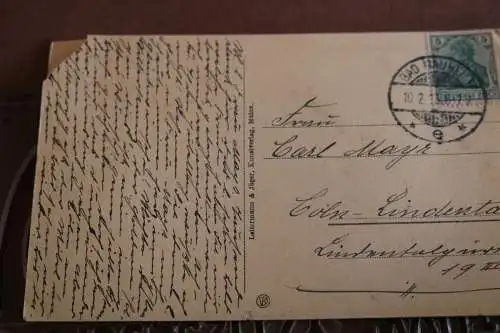 tolle alte Karte -  Bad Nauheim - Konitzkystift - 1913
