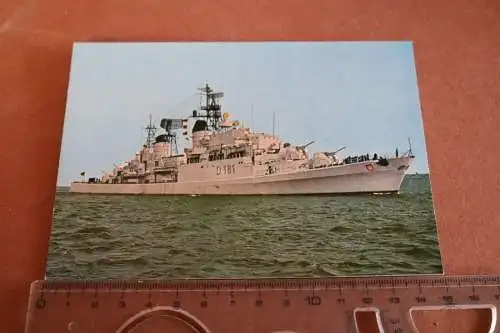 Tolle alte Karte -  Bundesmarine Zerstörer Hamburg - 60-70er Jahre ?