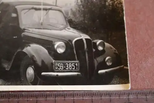 tolles altes Foto Oldtimer DKW Sonderklasse ?  mit Zonenkennzeichen