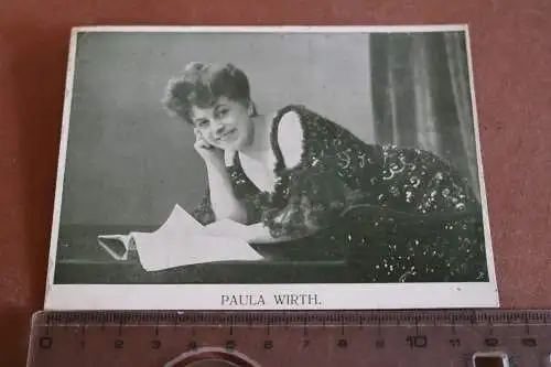 tolles altes Foto - Paula Wirth  Vortragskünstlerin 20-30er Jahre