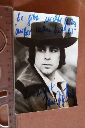 tolles altes Foto original  Autogramm  Hans-Jürgen Wolf 