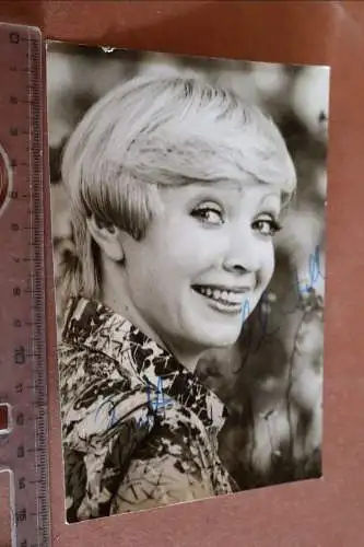 tolles altes Foto original  Autogramm Schauspielerin ? mir unbekannt 