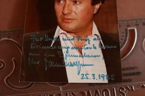 tolles altes Foto original  Autogramm Schauspieler ? mir unbekannt