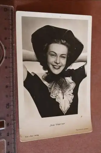 tolle alte Karte - Ilse Werner 